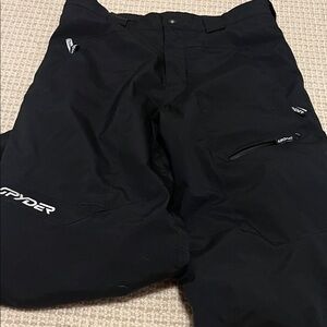 Spyder Jet Black Winter Pants